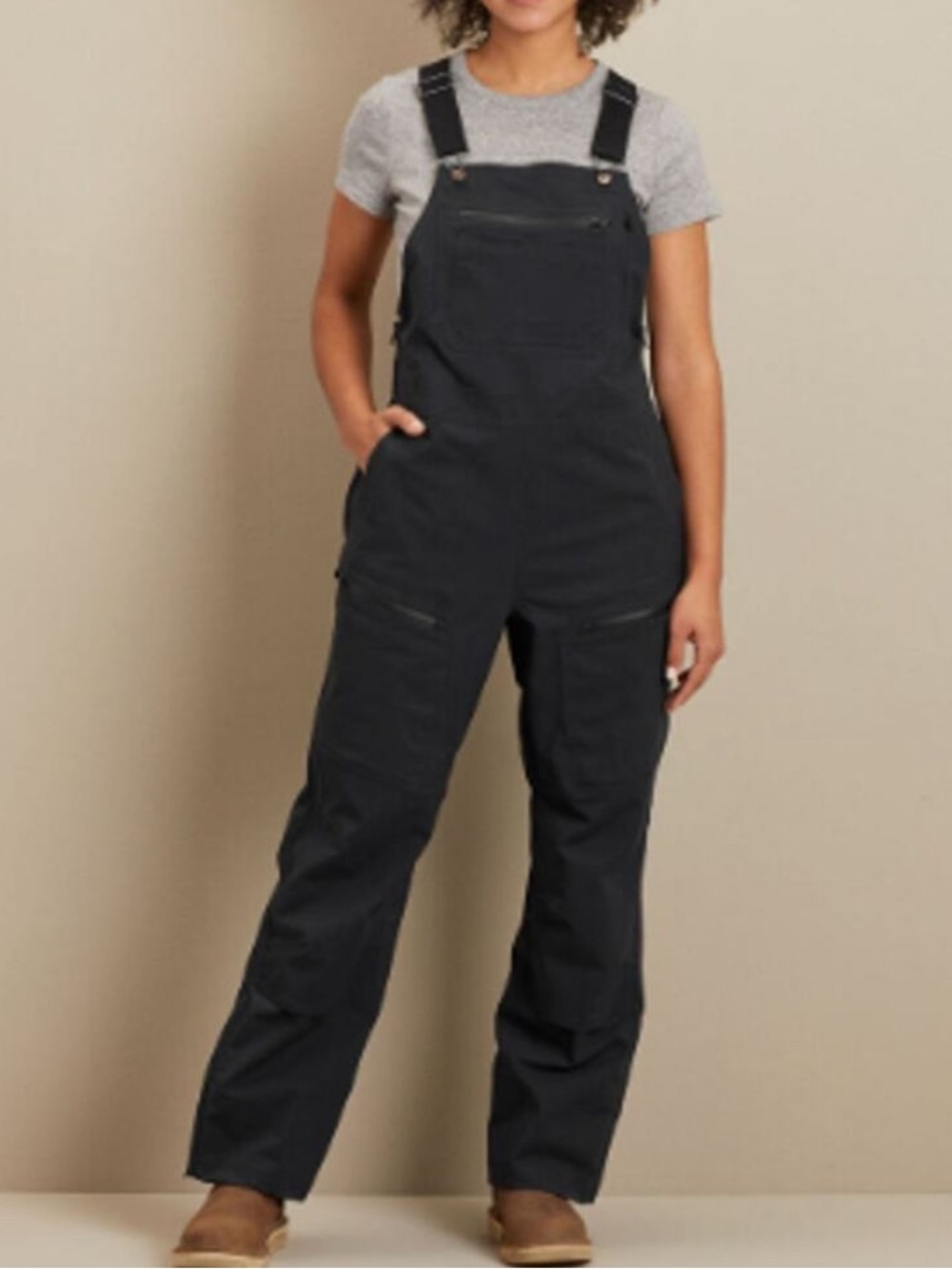 Duluth Trading Co Job-Jitsu Rain Overalls Black Waterproof Large